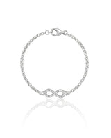 Pulseira Infinito Central Cravejado