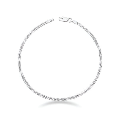 Pulseira Lisa Elo Duplo