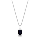 Colar pingente zircônia onix