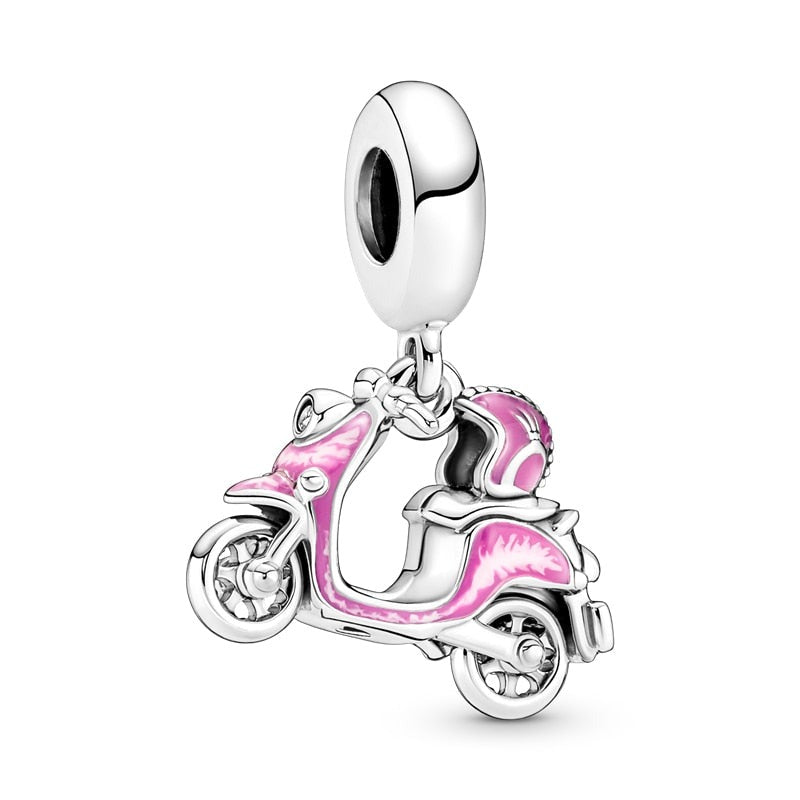 Berloque - Moto Rosa