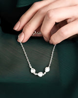 Pulseira 3 Corações Lisos