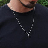 Colar pingente zircônia onix