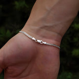 Pulseira Lisa Elo Grumet 3mm